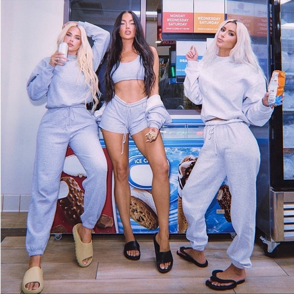 COPY - SKIMS COTTON FLEECE ZIP UP HOODIE AND COTTON FLEECE JOGGER | LIGHT HEATH… - Picture 8 of 10